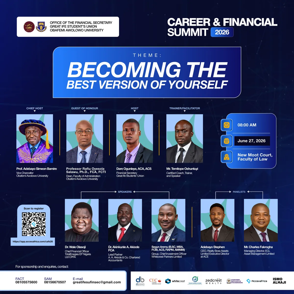 Great Ife Career and Financial Summit flyer