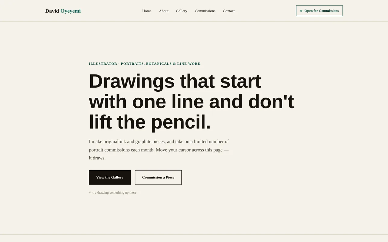 David Oyeyemi illustrator concept portfolio